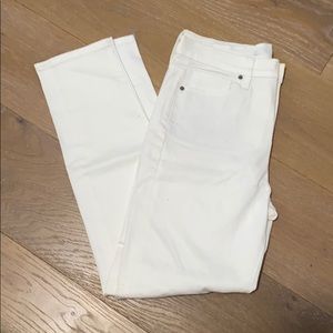 White Uniqlo Skinny Jeans